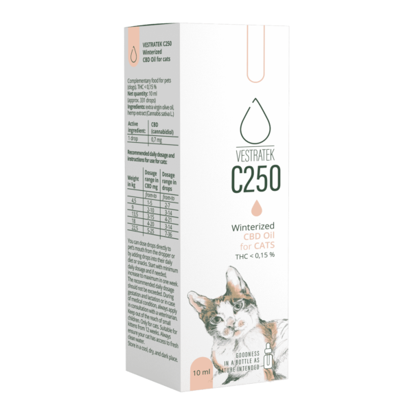 Vestratek C250 Full Spectrum CBD ulje za mačke