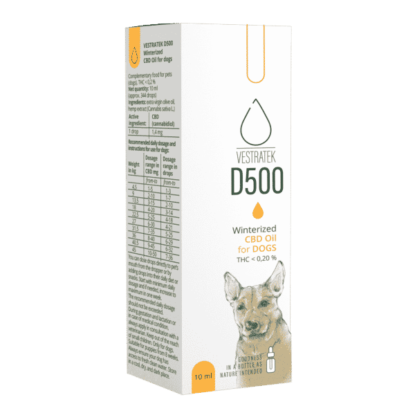vestratek D500ncbd ulje za pse, dodatak ishrani